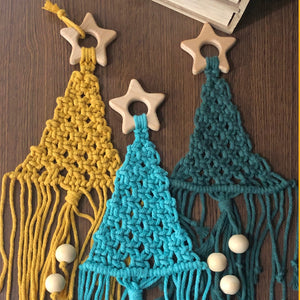 DIY Macrame 手織聖誕樹掛飾 (3件) - Joyster